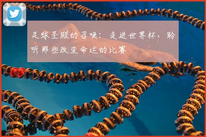 足球圣殿的召唤：走进世界杯，聆听那些改变命运的比赛
